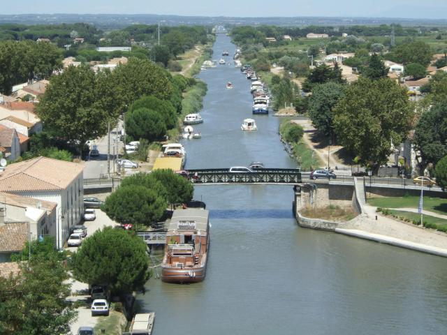 Channel at Aigues-Mortes (Provence - France)