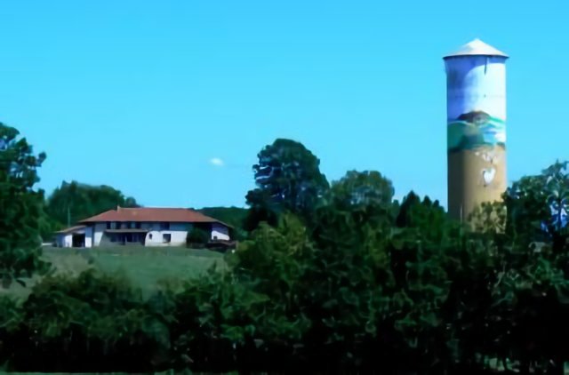 Château d'eau de Polliat (Ain)