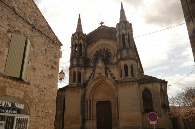 Eglise à Rochefort-du-Gard.