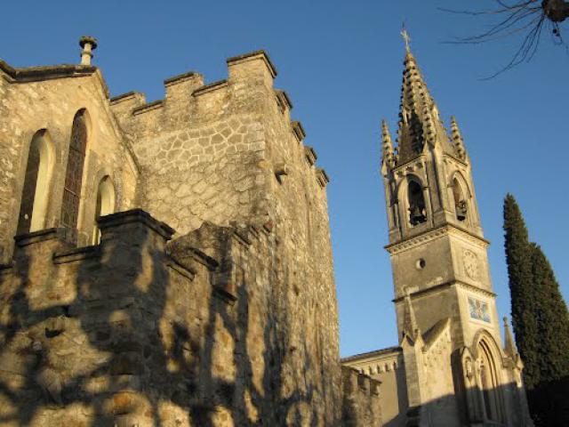 Church of Aiguèze ( Aiguèso )