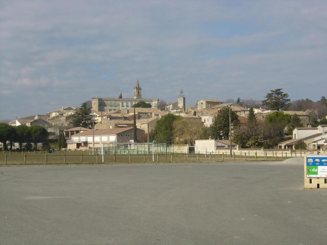 Gaujac dans le département du Gard