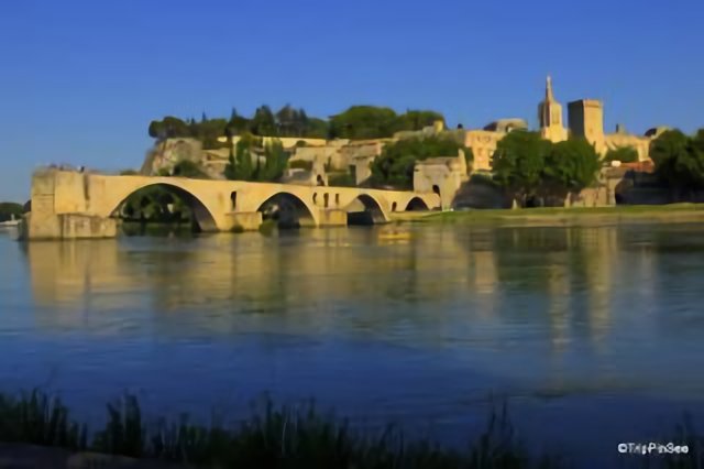 Le Palais des Papes et le Pont d'Avignon