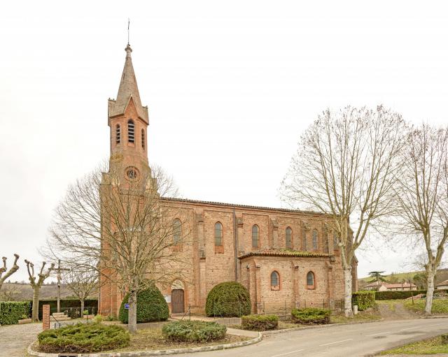 Français : Mirepoix-sur-Tarn, l’église Sainte-Juliette et Saint-Cyr.