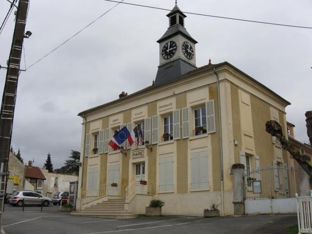 Mairie de Montreuil-aux-Lions, département de l'Aisne (région Picardie).