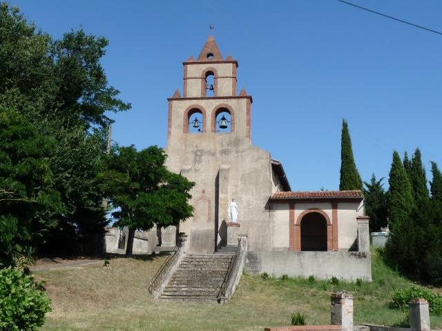 Eglise Ste-Apollonie, Aurin, Haute-Garonne, France