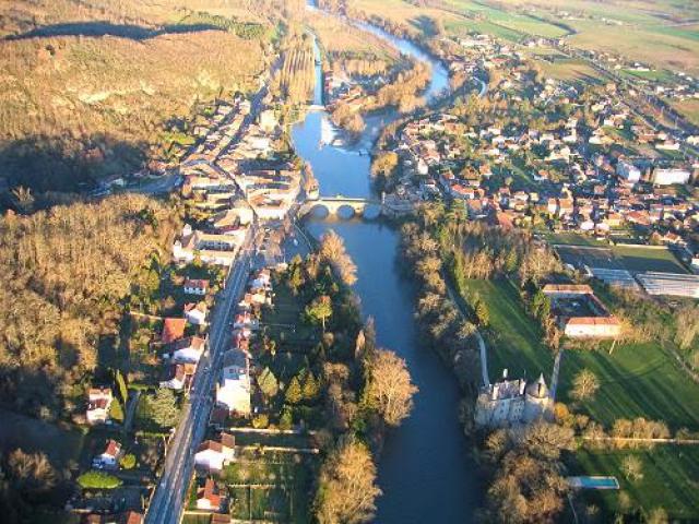 Saint Martory vue aérienne
