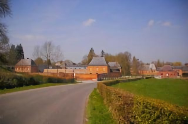 Vue sur la ferme du château