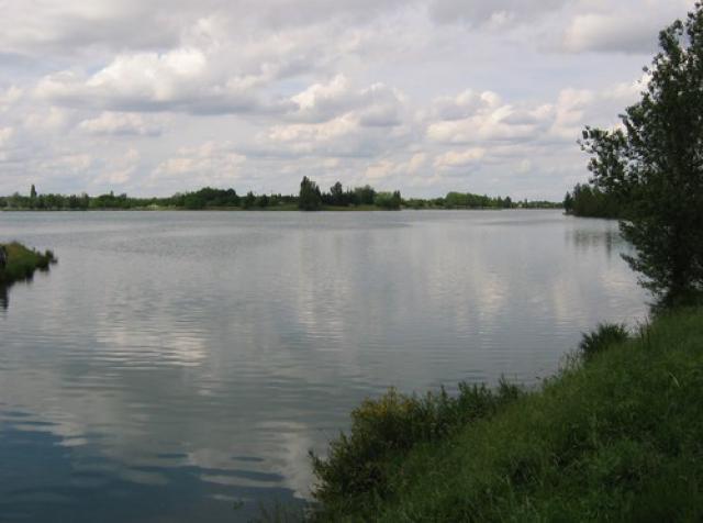 La Ramée, base de loisirs, le lac.