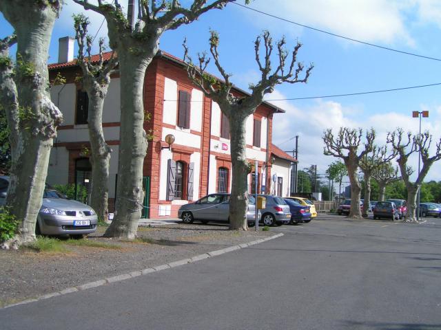 Gare de Carbonne (Haute-Garonne, France).