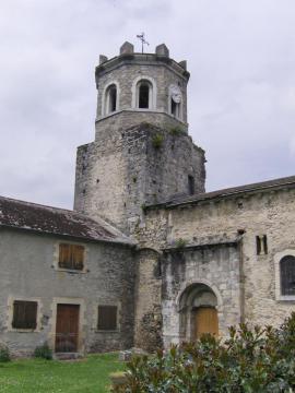 Vue de Saint Pé d'Ardet : Eglise