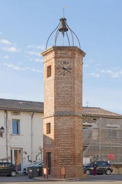 Français : La tour de l’horloge Mondonville, Haute-Garonne France - 1852