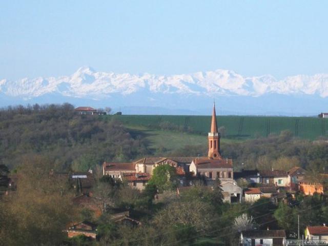 Auragne et les Pyrénées