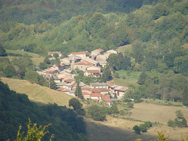 Le village de Nivollet vue du Mont Luisandre