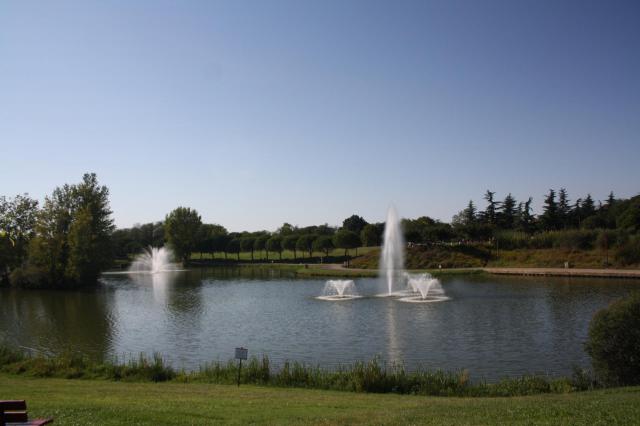 Lac à Blagnac (Haute-Garonne, France).