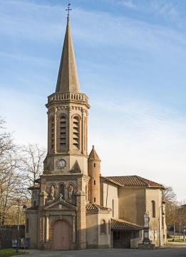 Français : Église de Notre-Dame à Laréole, Haute-Garonne, France