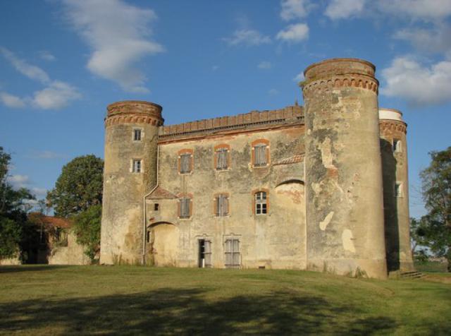 Château de Castagnac, façade Ouest.
