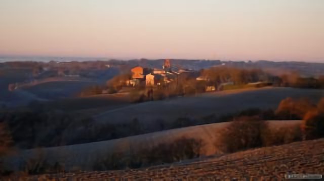 Gibel, au lever du jour