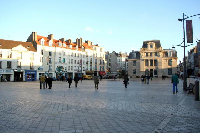 Place du marché-Neuf à Saint-Germain-en-Laye - Yvelines (France)