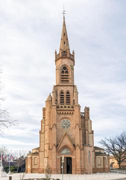 Français : L’Union Haute-Garonne, l’église Saint-Jean Baptiste, le clocher.