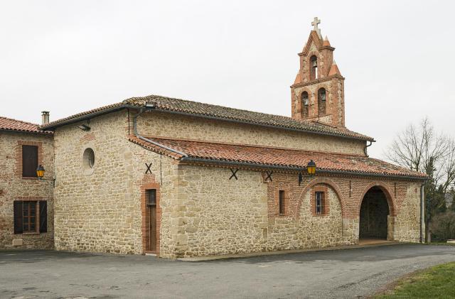 Français : L‘église Saint-Étienne de Mascarville, Haute-Garonne France