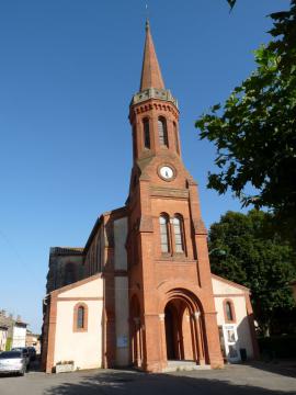 Eglise d'Auragne, Haute-Garonne, France