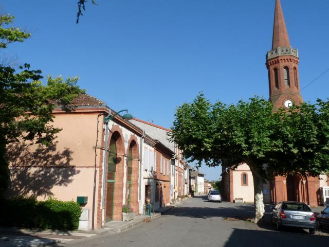 Centre-village, Auragne, Haute-Garonne, France