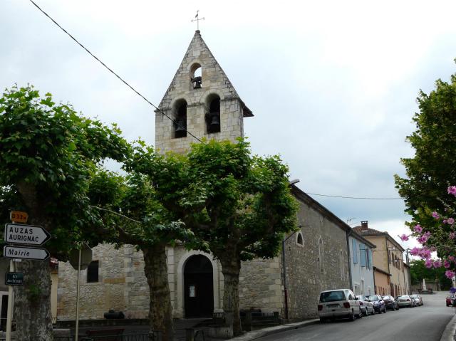 L'église de Mancioux, Haute-Garonne, France.