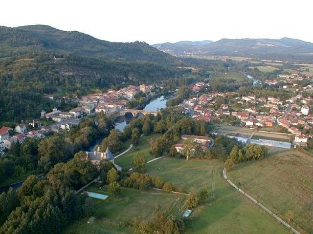 Saint Martory vue aérienne