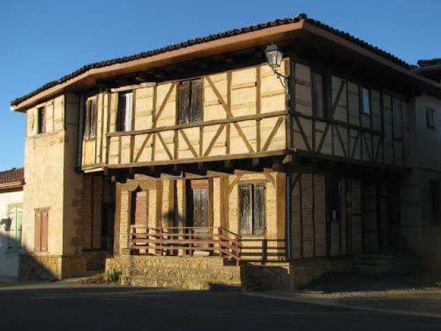 Saint Frajou, maison à colombage.