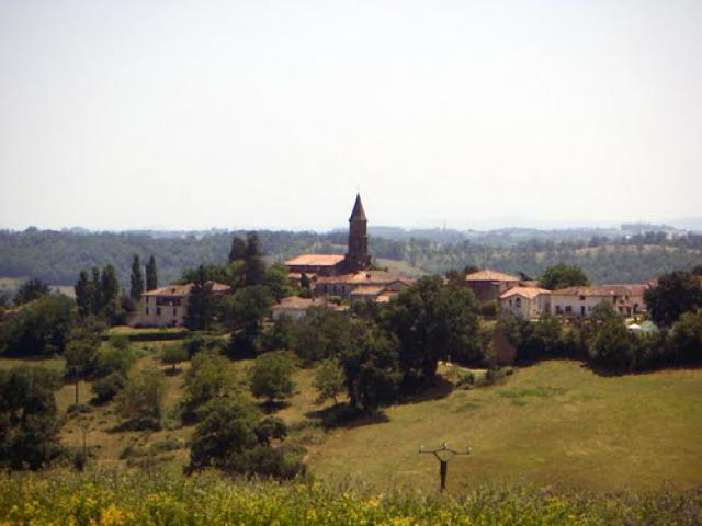 Siant Frajou, le village vu du gîte Cap de Coste