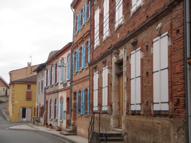 Mairie et Rue principale, Latrape (31)