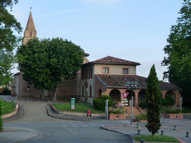 Centre du vieux bourg, Auzielle, Haute-Garonne, France