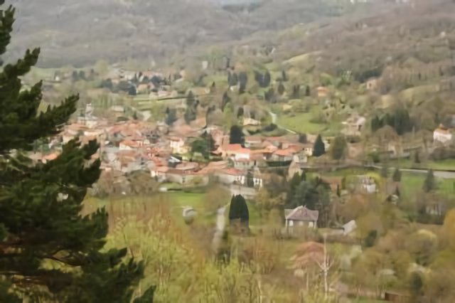 Village in the valley