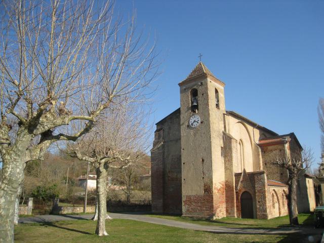 Eglise de Saint-Laurent sur Save (Haute-Garonne, France)
