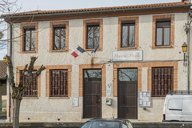 Français : Pelleport, Haute-Garonne, France. La Mairie.
