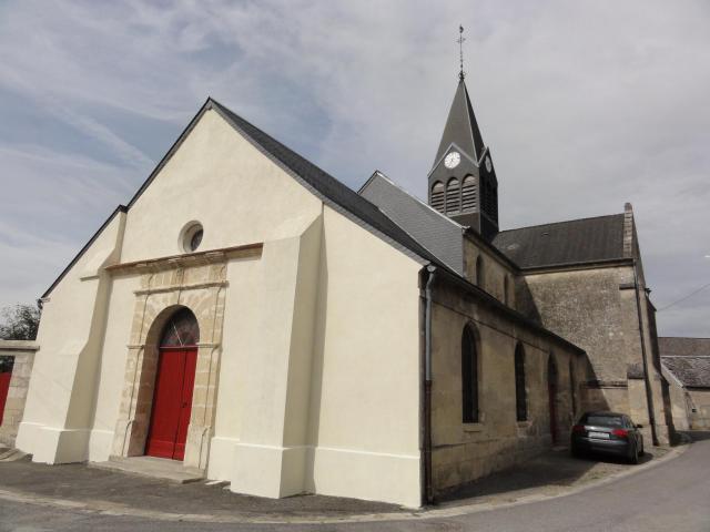 Coucy-lès-Eppes (Aisne) église Saint-Germain