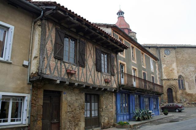 Aignan (Gers, France). The village.