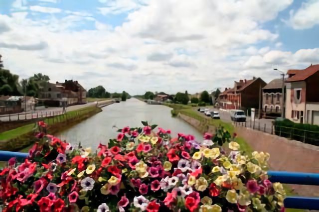 Le canal à Chauny