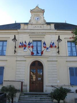 Mairie d'Essômes-sur-Marne. (département de l'Aisne, région Picardie).