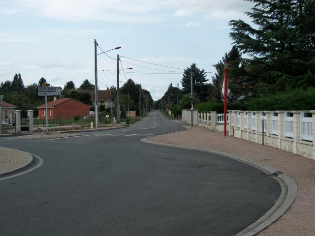 D 278 en direction de Lourdy et Broût-Vernet