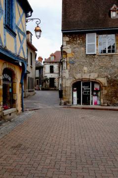 The Rue Porte Bretonnie in Montlucon, France