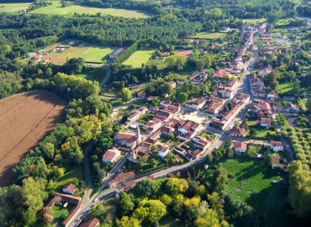 Saint Justin vue aérienne 2