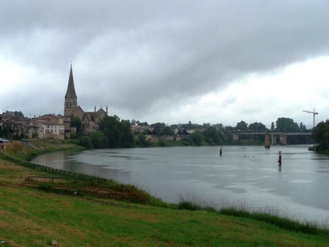 La Garonne près de Langon
