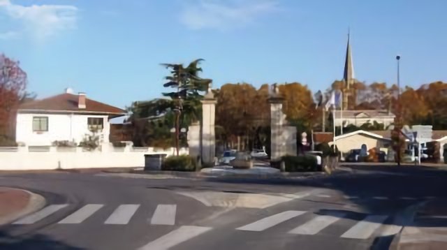 Parempuyre : Porte Symbolique de l'entrée de la ville .