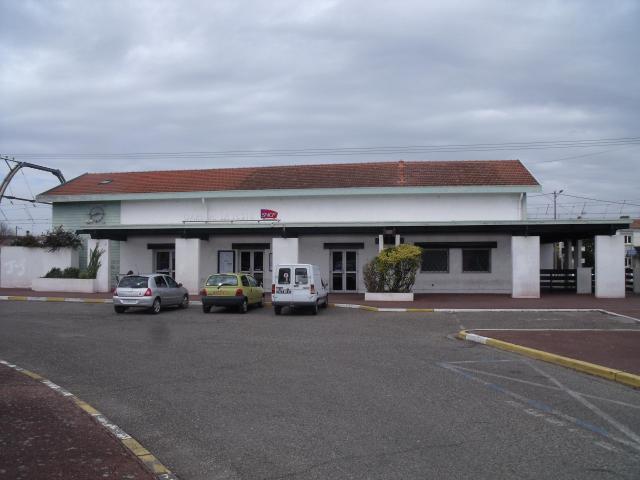 La gare de La Teste, à La Teste-de-Buch, Gironde, France.