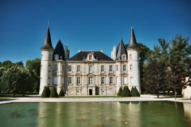 The Château Pichon-Longueville-Baron in Pauillac