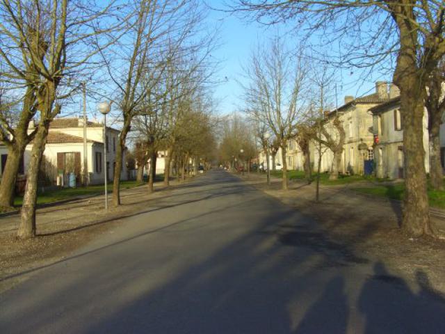 Saint-Loubès, lieu-dit Cavernes, en hivers.