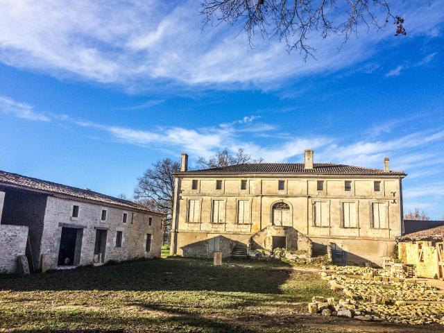 Domaine de La Paillerie, maison de maître du XVIIIe siècle à Braud-et-Saint-Louis (Gironde, France).