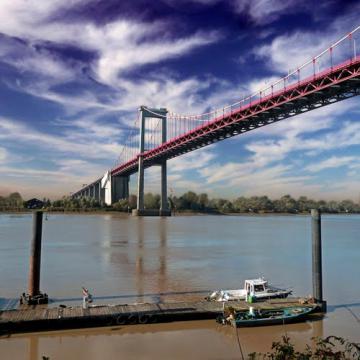 La Garonne à Lormont, Gironde