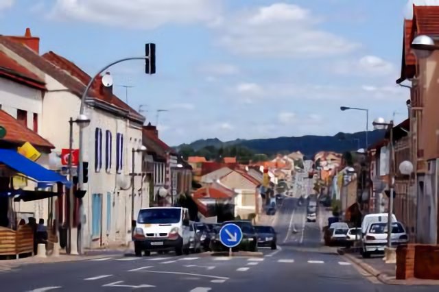 Leaving Montlucon through Desertines, France